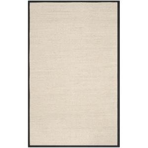 Tapis Sisal Marbre/Noir 152 X 244 cm