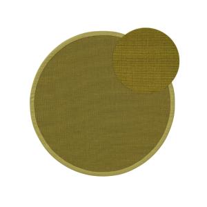 Tapis sisal vert D 150 rond