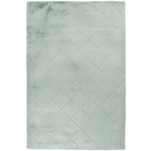 Tapis super soft à motif 3D losanges vert jade 200x290cm