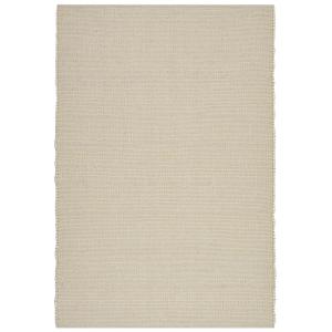 Tapis tissé à la main en laine blanc 70x240