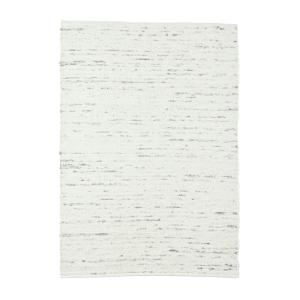 Tapis tissé à la main en laine naturelle blanc 120x180