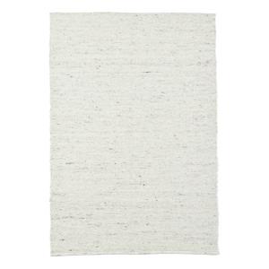 Tapis tissé à la main en laine naturelle blanc 250x300