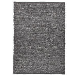 Tapis tissé à la main en laine naturelle gris 160x230