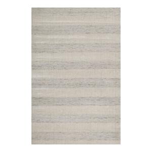 Tapis tissé à la main Tencel et pure laine blanc perle 160x…