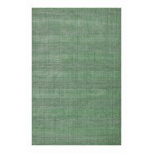 Tapis tissé à la main Tencel et pure laine vert 160x230