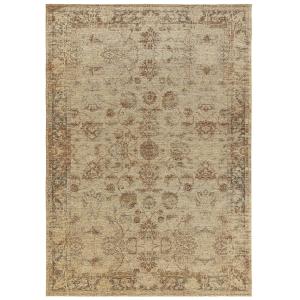 Tapis tissé à plat beige 100x160