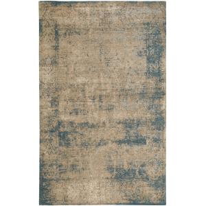 Tapis tissé à plat beige 80x165