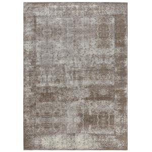 Tapis tissé à plat gris 80x165