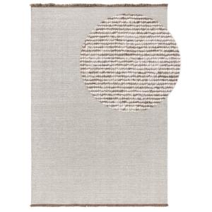 Tapis tissé à plat marron 250x350