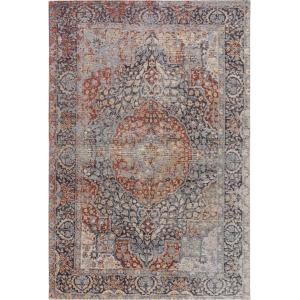 Tapis tissé à plat mauve 115x180