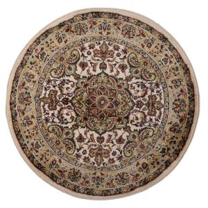 Tapis tissé au design oriental en polypropylène beige D 133…