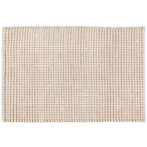 Tapis tissé beige 60x90