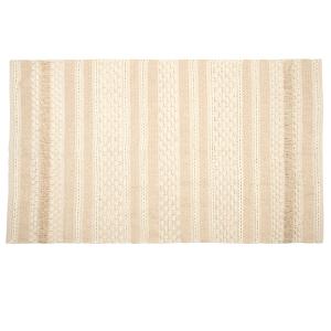 Tapis tissé en coton recyclé et lurex style ethnique 140X20…