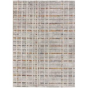 Tapis tissé fin de style contemporain multicolore 80 x 150