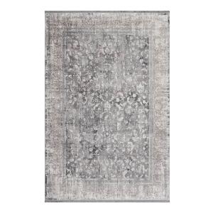 Tapis tissé fin Vintage beige gris pour salon, chambre 225x…