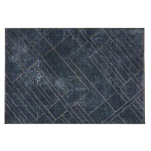 Tapis tissé jacquard gris, 160x230