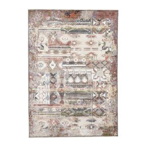 Tapis tissé machine en polypropylène - beige multicolor 160…