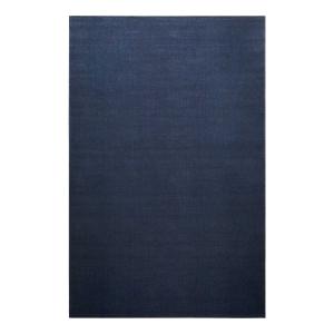 Tapis tissé main 100% laine bleu foncé 130x190