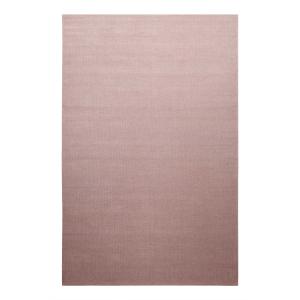 Tapis tissé main 100% laine vieux rose 80x150