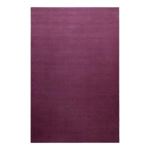 Tapis tissé main 100% laine violet pourpre 200x290