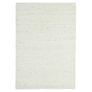 Tapis tissé main en laine vierge - blanc 120x180 cm