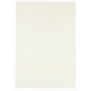 Tapis tissé main en laine vierge - blanc 40x60 cm
