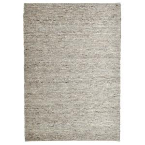 Tapis tissé main en laine vierge - marron 90x160 cm