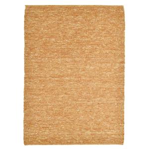 Tapis tissé main en laine vierge - terracotta 40x60 cm
