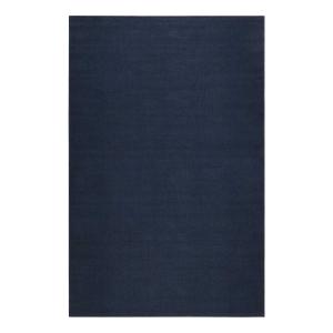 Tapis tissé main pure laine vierge bleu marine 160x230