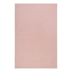 Tapis tissé main pure laine vierge rose 160x230