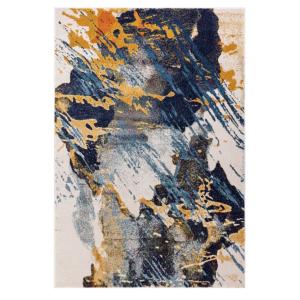 Tapis tissé plat moderne  Multicolore 200x290 cm