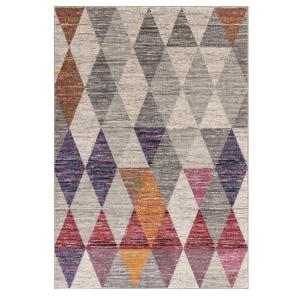 Tapis tissé plat moderne  Rose 200x290 cm