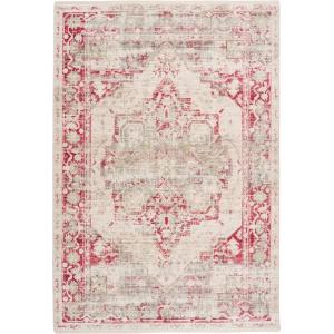 Tapis tissé Polyester Rouge