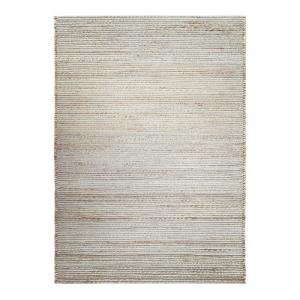 Tapis tissé tressé en jute coton naturel 160x230