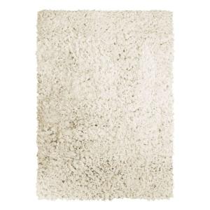 Tapis tout doux imitation fourrure beige 197x290