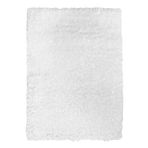 Tapis tout doux imitation fourrure blanc 197x290