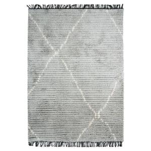 Tapis tout doux lignes beige et gris clair 120x170