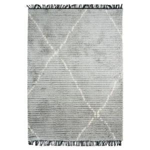 Tapis tout doux lignes beige gris clair 160x230
