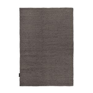 Tapis tressé main en laine gris 120x170 cm