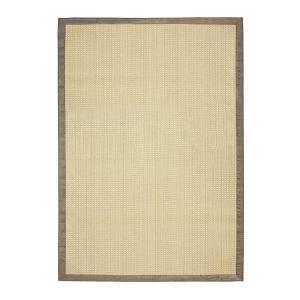 Tapis tressé pour intérieur et extérieur beige 140x200