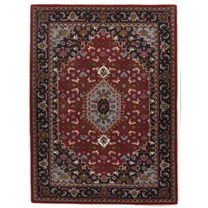 Tapis tufté main au design oriental rouge 40x60 cm