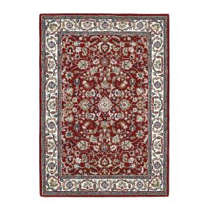 Tapis tufté main au design oriental rouge 60x90 cm