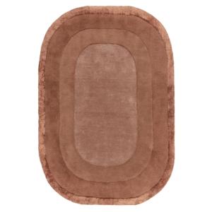 Tapis tufté main en laine  Orange 160x230 cm