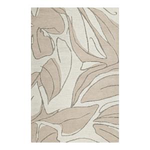 Tapis tufté main inspiration nature beige 70x140