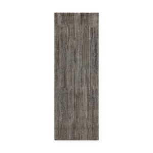 Tapis  tufté main taupe 80x300