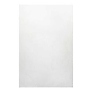 Tapis tufté mèches rases (15mm) blanc 120x170