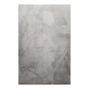 Tapis tufté mèches rases (15mm) gris clair 120x170