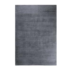 Tapis tufté poils longs gris foncé doux pour salon, chambre…