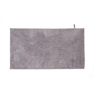 Tapis tufté uni  70x130 cm Gris clair