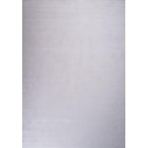 Tapis uni à poils longs et doux lavable  - Gris - 120x160 c…